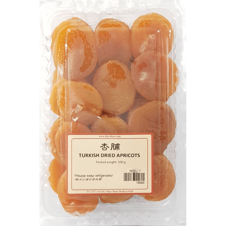 Turkish Dried Apricots 500g 杏脯 Thye Shan Medical Hall