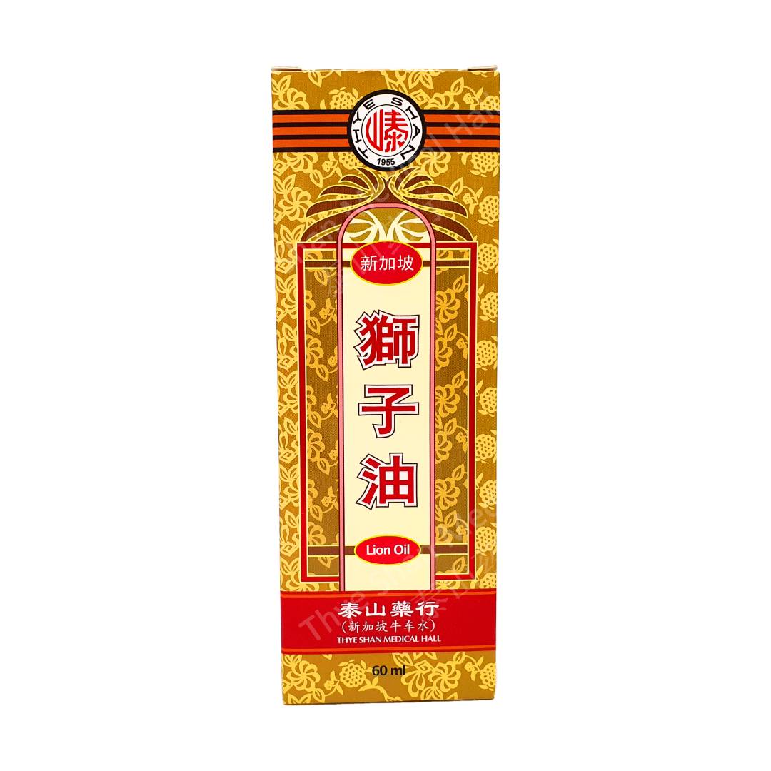 Thye Shan Singapore Lion Oil 60ml 泰山新加坡狮子油60毫升